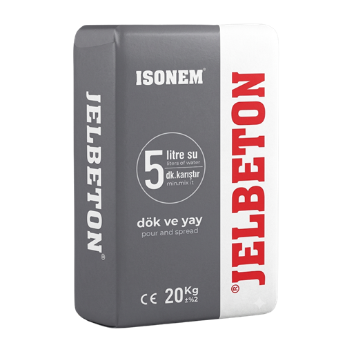 İSONEM JELBETON 20 KG GRİ